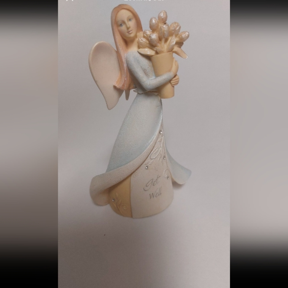 Foundations Enesco 2011 By Karen Hahn Get Well Angel Figurine